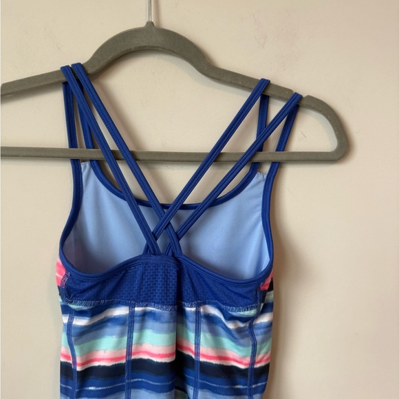 Gym go girls striped active dress size 10 / 12 - Picture 4 of 6